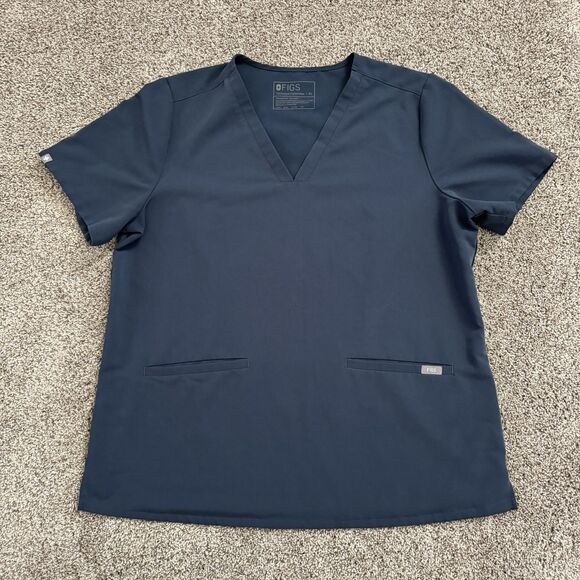 FIGS Casma Scrub Top FW1100 Dark Harbor PO 3019 Women’s Size XL - Picture 2 of 7